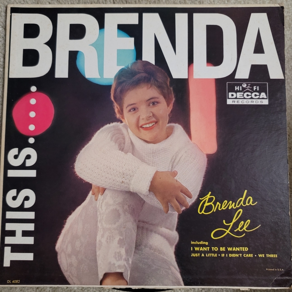 Brenda Lee - This is Brenda  DL4082 DECCA 1960